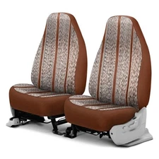 Saddleman 028336-02 Saddle Blanket 1st Row Brown Custom Seat Covers