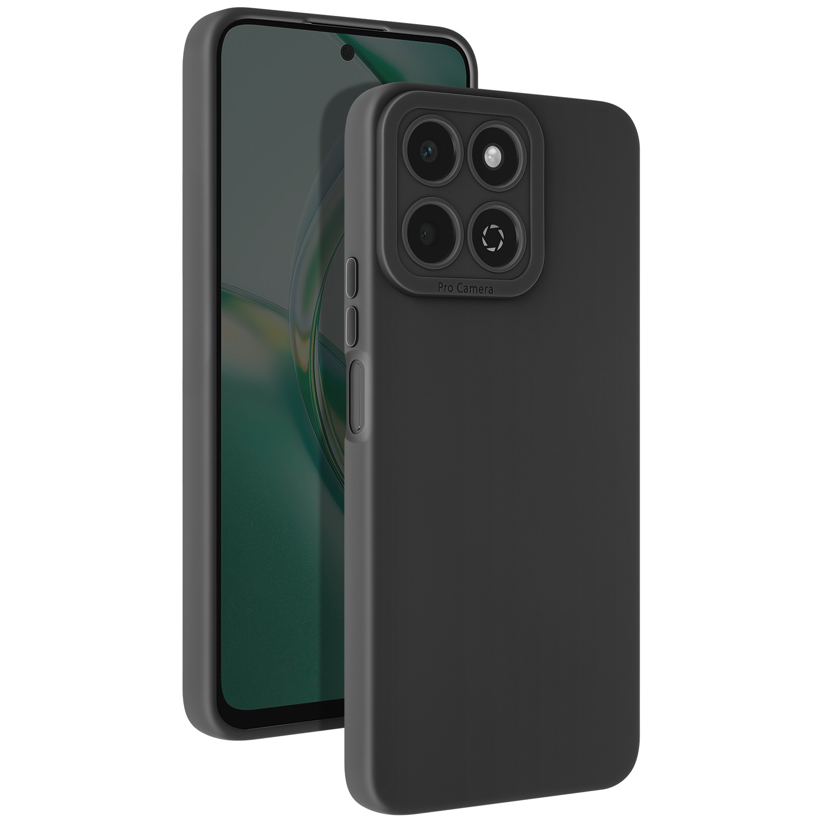 Coque en silicone SoftGlow Avizar pour Honor 200 Smart avec finition premium et caméra préservée