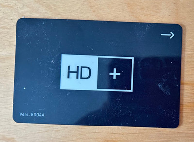 HD+ Karte HD04A HD Plus abgelaufen, wiederaufladbar