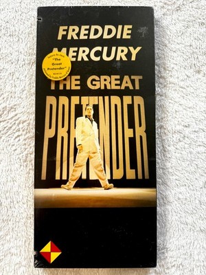 FREDDIE MERCURY THE GREAT PRETENDER CD SEALED LONGBOX QUEEN PROMO HYPE STICKER 