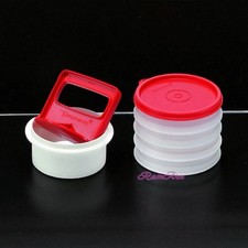 Tupperware Patty Presse mit Frische-Deckel – Hamburger Former, Burgerpresse,