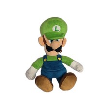 Super Mario Luigi Jumbo Plush Jakks World Of Nintendo 20" Tall