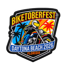 Patch 2026 Biketoberfest Daytona Beach Official Logo