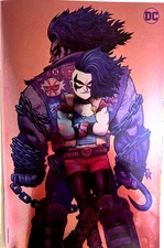 CRUSH AND LOBO #1 FOIL COVER VARIANT DC COMICS NM 2021 DAN HIPP