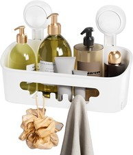 Shower Caddy Suction Cup, Shower Organizer Removable Bathroom Shelf, Storage Suc