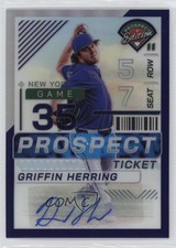 2024 Prospect Edition Purple Prizm Signatures /125 Griffin Herring Auto 1d40