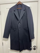 Men's Prada Overcoat - Navy - EU 52R UK 42R