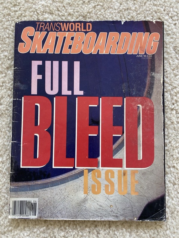Transworld skateboarding Magazine June 1985