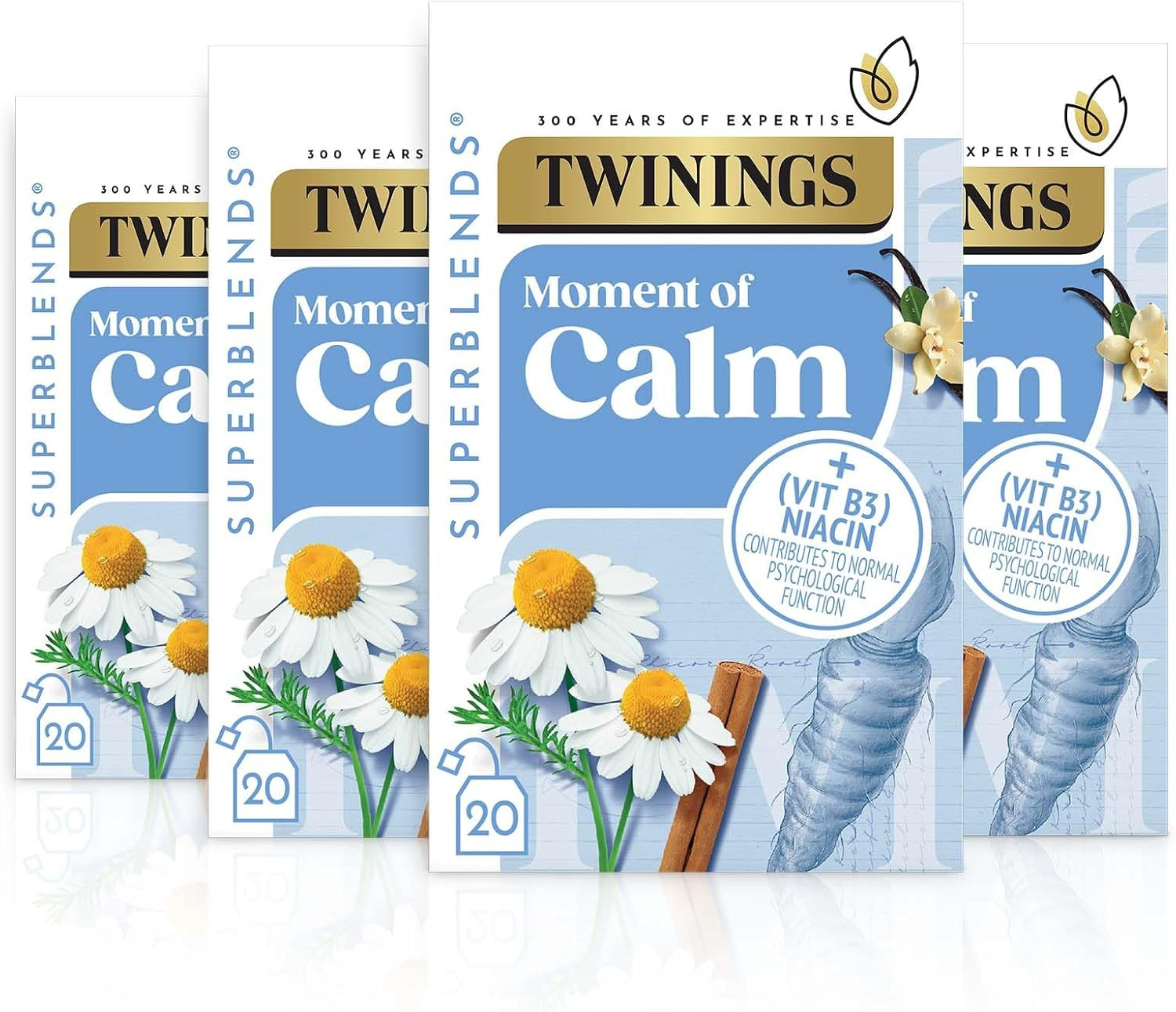 Twinings Superblends Calm Tea - Spiced Camomile, Vanilla & Roasted Chicory Root