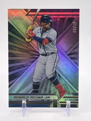 2022 Panini Chronicles XR Ronald Acuna Jr #08/10 Gold 