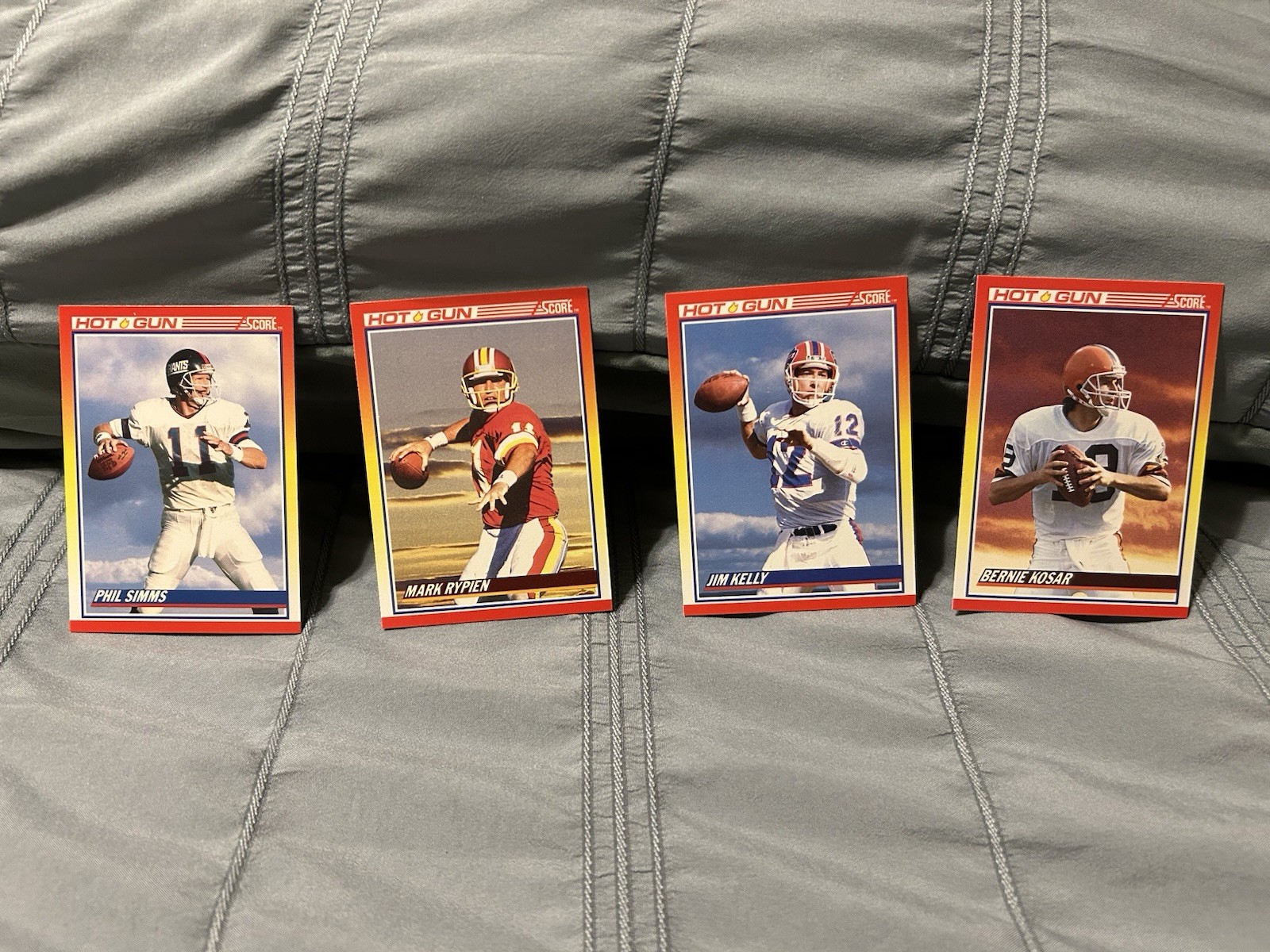 Lot of 1990 Score Hot Gun Football Cards