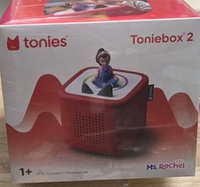 Tonies Ms. Rachel Toniebox 2 Starter Set, Sunset Red, SEALED New Will Ship Today