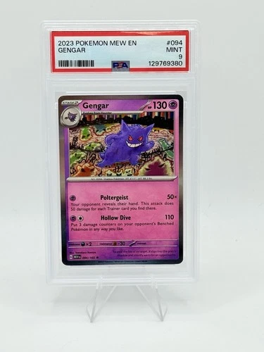 2023 POKEMON MEW EN-151 #094 GENGAR PSA 9