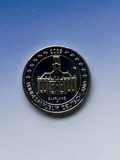 2 EUR Gedenkmünze Deutschland Ludwigskirche Saarbrücken  Kupfer Nickel Messing