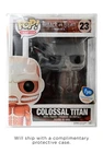 Funko Pop Colossal Titan #23 On Titan Animation FYE Exclusive