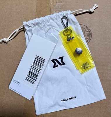 nana-nana x Bodega Yellow Mini Case Keychain Bag Charm New With Dust Bag
