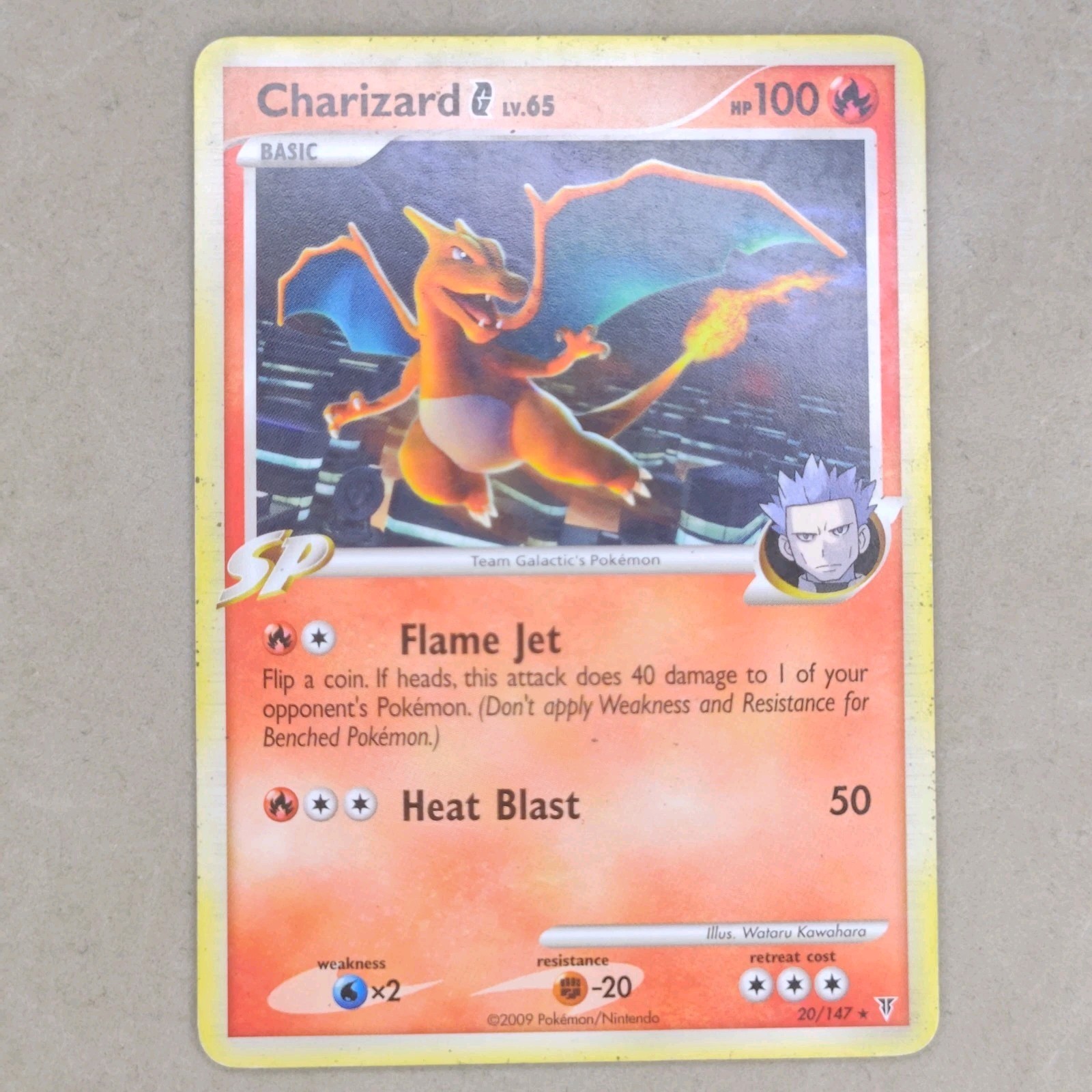 Charizard G 20/147 Supreme Victors Nonholo Pokémon Card MP Moderately Played 