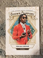 Upper Deck 2025 Goodwin Champions Isaiah Bond #32 Football Card