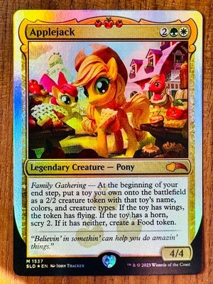 applejack mtg card [Secret Lair Drop Series] create a Food token. Applejack Card - Etsy