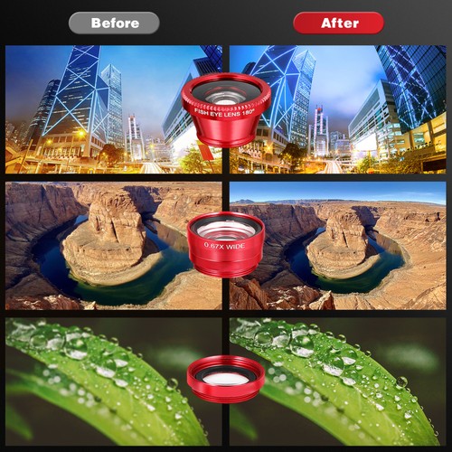 Fisheye Lens Photography Accessories Phone Accessories Phone Lens Camera Kit - 第 2/12 張圖片
