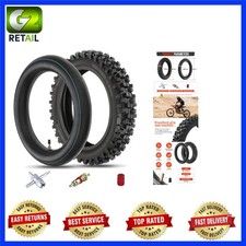 80/100-12 3.00-12 Back Rear Tire and Inner Tube,80/100-12 Dirt Bike Tire,12 Inch
