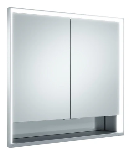 Keuco Royal Lumos Einbau-Spiegelschrank 2 Türen offene Ablage 800 x 735 x 165... - Bild 1 von 2