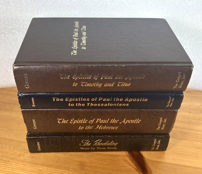Oliver Greene 4 Commentary Lot Timothy Titus Thessalonians Hebrews Revelation