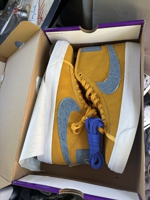 Nike SB Blazer Mid GT Denim And Gold