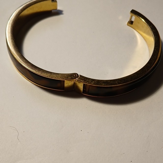 J. Crew tortoise shell pattern bangle bracelet in… - image 1