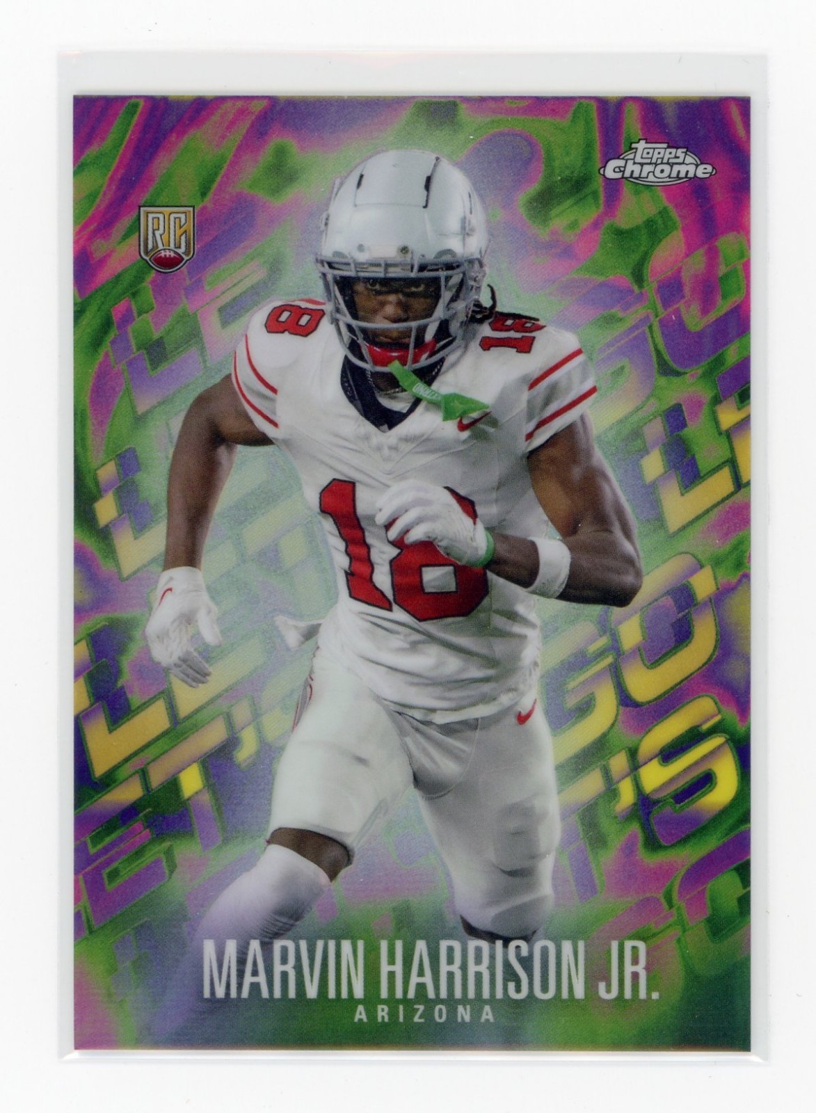 CASE HIT! 2024 Topps Chrome "Let's Go" Marvin Harrison Jr.!! #LG-11 (RC, SSP)