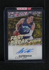 2022-23 Panini Donruss Optic Fast Break Signatures Walker Kessler Auto 00rs