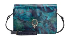 #Patricia Nash Bella Leather Crossbody—Deep Blue Sea
