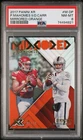 2017 Patrick Mahomes / Carr ROOKIE PANINI XR MIRRORED ORANGE /10 PSA 8 RARE