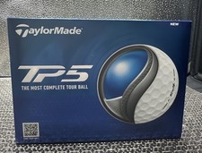 TaylorMade TP5 Golf Balls - White - 2024 - 12pk, 1 Dozen -