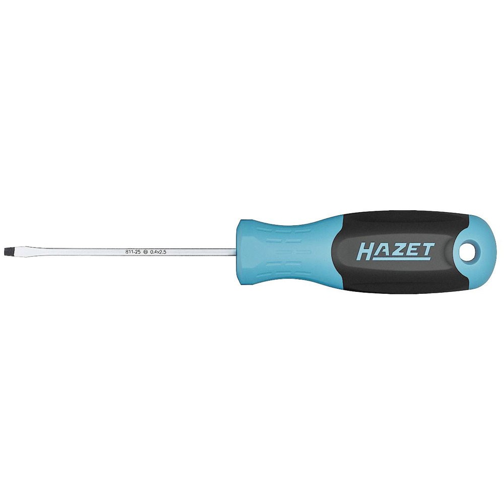 Hazet Slotted Screwdriver 2.5mm Blade Width 75mm Length