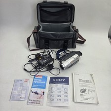 Sony Handycam Vision Video Hi8 Vintage Recorder CCD-TRV208E With Bag Untested