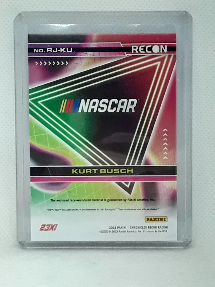 Kurt Busch 2023 Chronicles Racing - Recon Jumbo Materials RELIC - - Image 2 of 2