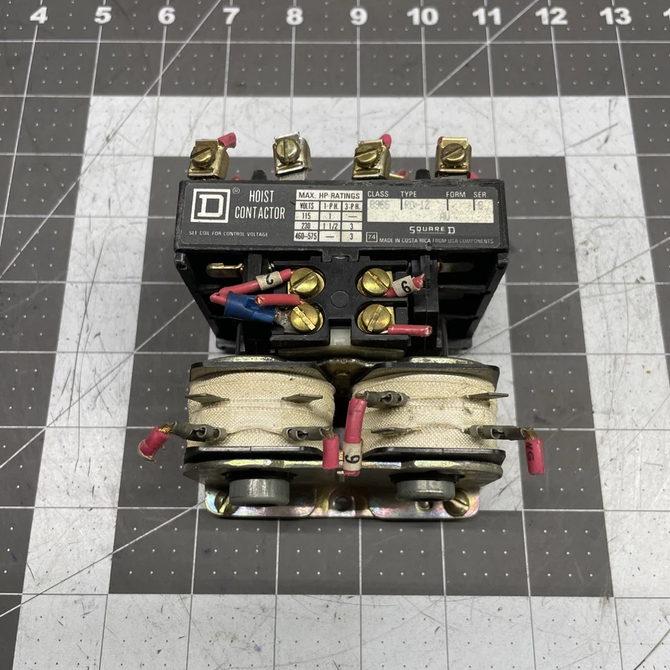 Contactor Polipasto Cuadrado D Clase 8965 Tipo R012 Serie B BUEN ESTADO ENVÍO RÁPIDO Foto 4 de 4
