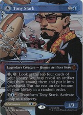 Tony Stark [Borderless Foil] #350 Prices | Magic Marvel Super