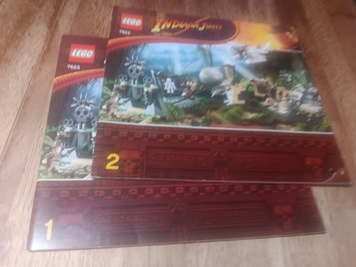Lego 7623 Indiana Jones Temple Escape Instruction Manual Only No Bricks