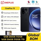 Global ROM OnePlus 15 5G Snapdragon 8 Elite Gen 5 NFC 165Hz 7300mAh 120W Charge