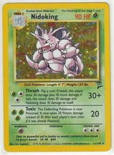 Nidoking 11/130 Holo Rare Base Set 2 - LP on eBay