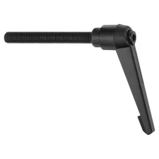 Clamping Lever Handles, M12 x 100mm Male Thread Knobs Handle, Black