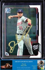 2015 Bowman *Drew Ward **Card #BCP69** AUTO (RC)