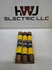 Lot Of 3 BUSS LPS-RK-5SP 5A LOW-PEAK Dual Element Time Delay Cartridge Fuses