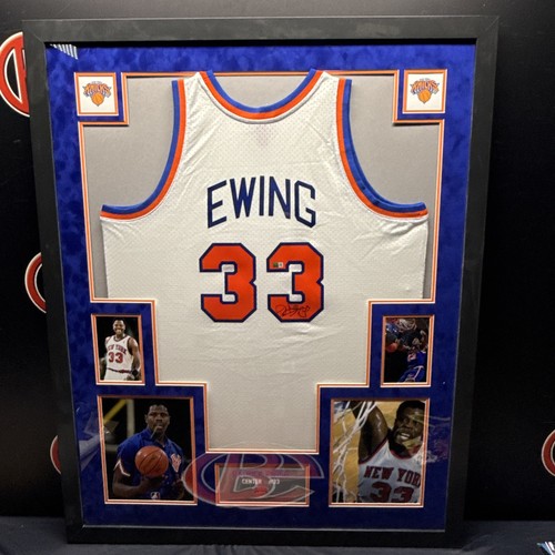Patrick Ewing Autographed Signed New York Knicks Mitchell & Ness Jersey Steiner 