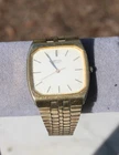 Vintage Seiko Gold Tone Watch 7810-5019 Quartz Runs Works