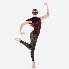 Revolution Dancewear Between Twilight RC25741 Size SA - Black/Red
