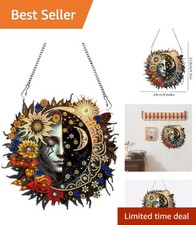 Beautiful Sun Moon Diamond Painting Kit - Perfect Gift  Home Decor 9.8x9.8in