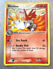 Pokemon Blaziken 1/17 POP Series 1 Holo Rare Vintage 2006 TCG Card HP
